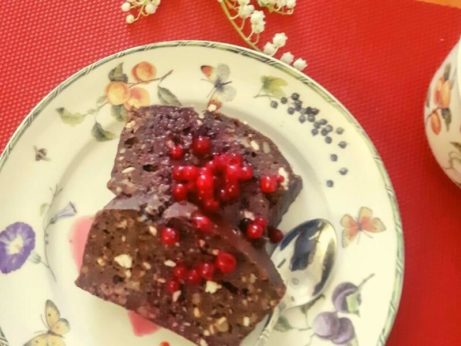 bananovo tvarohovy kolacik s ribezlami